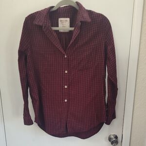 Mossimo Supply Co. Red and Black Checkered Shirt